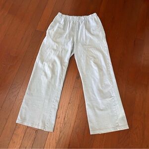 Brandy Melville John Galt Made in Italy Wide Leg Sweatpants Cotton Elastic Waist